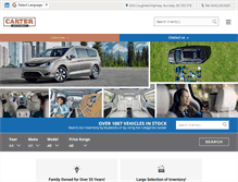 Tablet Screenshot of carterauto.com